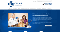 Desktop Screenshot of calms.net.au